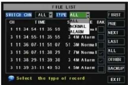 Monacor DMR-1904LCD - File list - 1