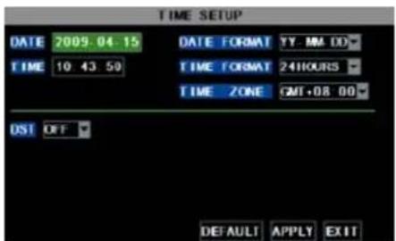 Monacor DMR-1904LCD - Time Set - 1