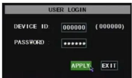 Monacor DMR-1904LCD - Menu Lock - 1