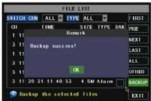 Monacor DMR-1904LCD - Recording File Backup - 2