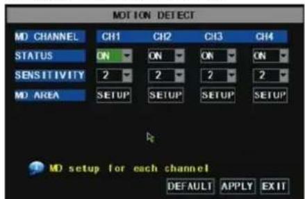 Monacor DMR-1904LCD - Motion Detect - 1