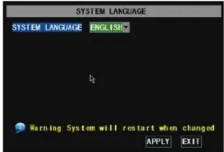 Monacor DMR-1904LCD - Language - 1