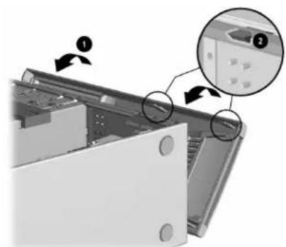 COMPAQ Presario S8000 - replacing the front bezel on the \$0000 series - 1