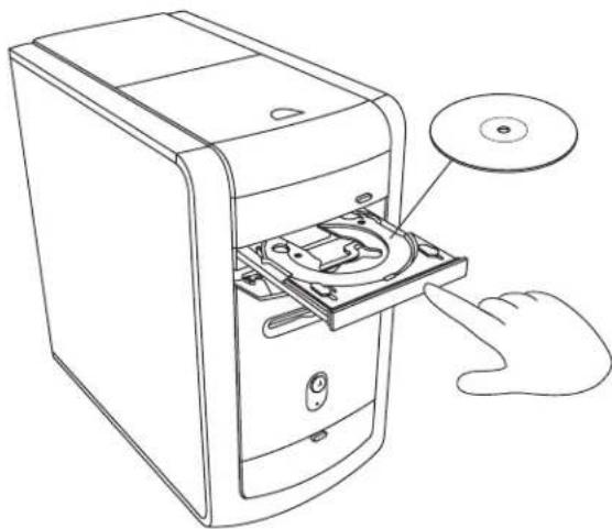 COMPAQ Presario S8000 - inserting and removing cds and dvds - 3
