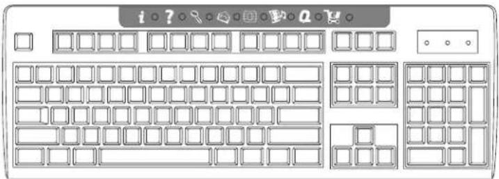 COMPAQ Presario S8000 - internet keyboard 2 - 1