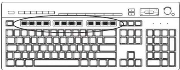 COMPAQ Presario S8000 - function keys - 1