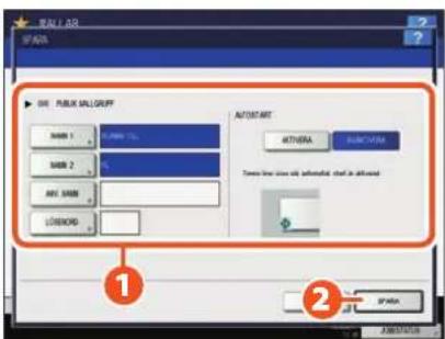 TOSHIBA E-Studio 6570c - Registrering av mallar med scanningsinställningar som används ofta - 5