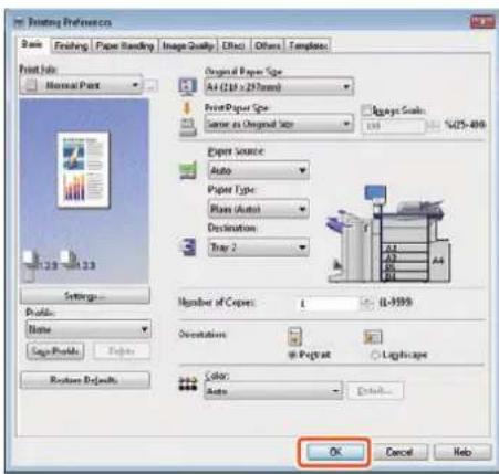 TOSHIBA E-Studio 6570c - Grundläggande utskrift - 2