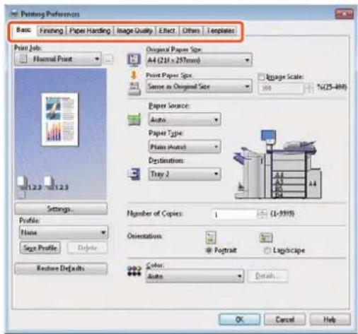TOSHIBA E-Studio 6570c - Inställning av drivrutin för multifunktionsskrivare 2 - 1