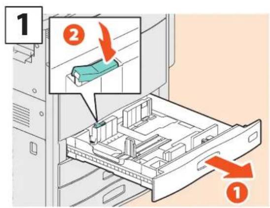 TOSHIBA E-Studio 6570c - Placering av papper - 1