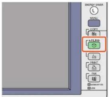 TOSHIBA E-Studio 6570c - Tryck på knappen [e-FILING] på kontrollpanelen. - 1