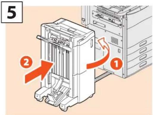 TOSHIBA E-Studio 6570c - Byte av resttonerbehållare - 4