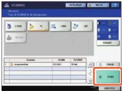 TOSHIBA E-Studio 6560c - Lagra scannade data i en delad mapp - 3