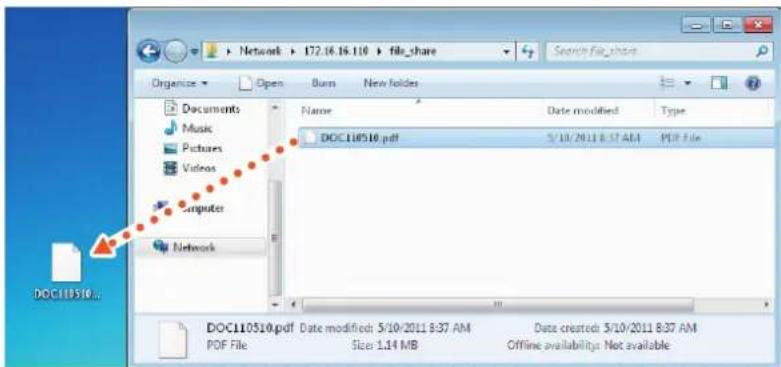 TOSHIBA E-Studio 6560c - Lagra scannade data i en Windows-dator. - 1