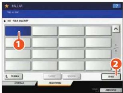 TOSHIBA E-Studio 5560c - Registrering av mallar med scanningsinställningar som används ofta - 4