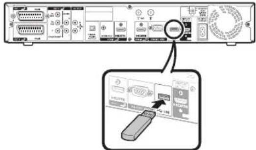 SHARP Aquos LC-65XS1E - Ansluta en USB-enhet - 1