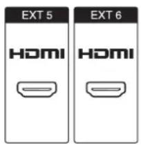 SHARP Aquos LC-52HD1E - HDMI-anslutning - 1