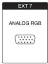 SHARP Aquos LC-52HD1E - VGA/XGA-anslutning (dator/digitalbox) - 1