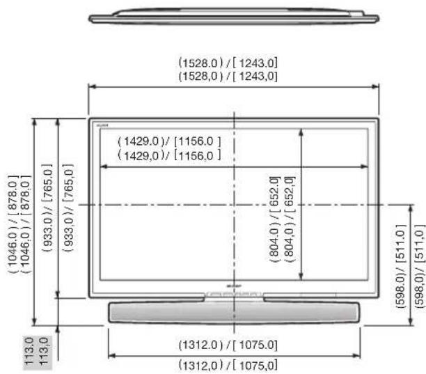 SHARP Aquos LC-52XS1E - Information om batteriavyttring - 1