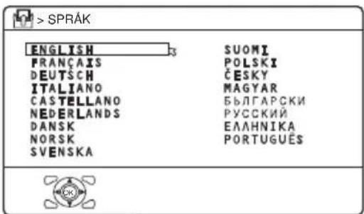 >SPRAK ENGLISH SUOMI FRANÇAIS POLSKI DEUTSCH ČESKY ITALIANO MAGYAR CASTELLANO БЪЛГАРСКИ NEDERLANDS РУССКИЙ DANSK ЕЛАННИКА NORSK PORTUGUÊS SVENSKA