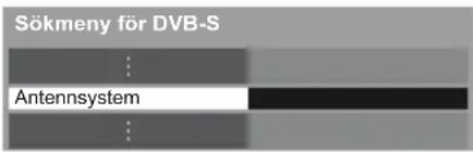 Sökmeny för DVB-S Antennsystem