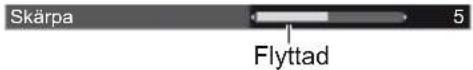 PANASONIC Viera TX-L47DT50E - ■ Justera med hjälp av reglaget - 1