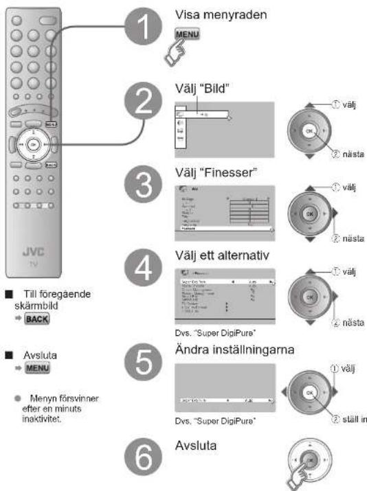 JVC LT-46Z70BU - Avancerad bildjustering - 1