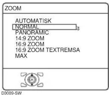 JVC LT-32A60BU - Tryck på ZOOM-knappen för att visa ZOOM-menyn - 1