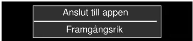 Anslut till appen Framgångsrik