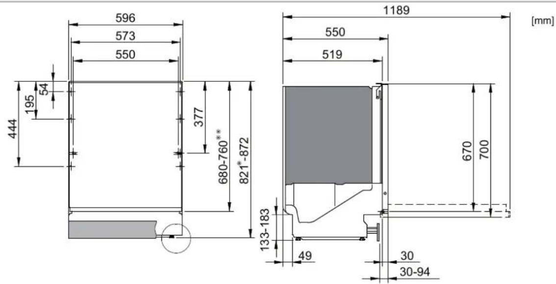 ASKO D5526 FI - Installation - 1