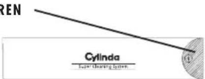 Cylinda 1.53 - STÄNG LUCKAN OCH TRYCK PÅ HUVUD- ÖMBRYTAREN - 1