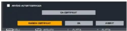 ANYAND AUTERTIGENGEN CA-CERTIPKAT RADERA CERTIPKAT OK AVERYT CCTVAVU Fet AVSLUTA FLYTTA FLYTTA