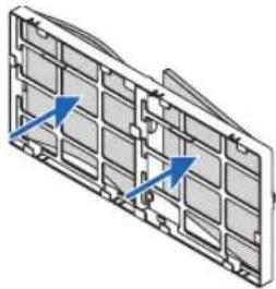 RICOH PJ WX6170N - Sätt tillbaka filterenheten på projektorhöljet. - 1
