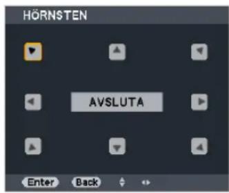 HÖRNSTEN AVSLUTA Enter Back