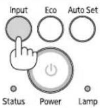 Input Eco Auto Set Status Power Lamp