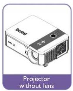 Projector without lens