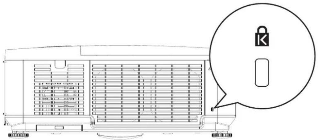 BENQ PX9600 - Using the Kensington Lock - 1