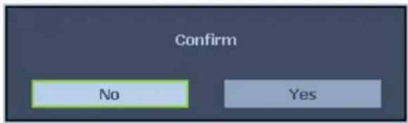 Confirm No Yes