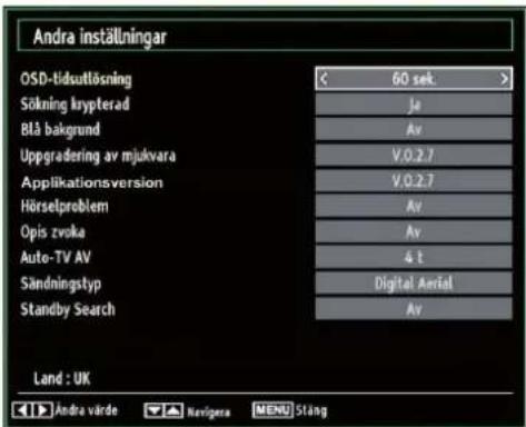 Luxor LED32LXC - Konfi gurering av övriga källor - 1
