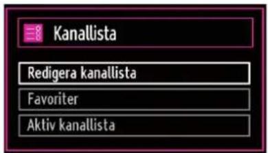 Luxor LED32LXC - Hantera stationer: Kanallista - 1
