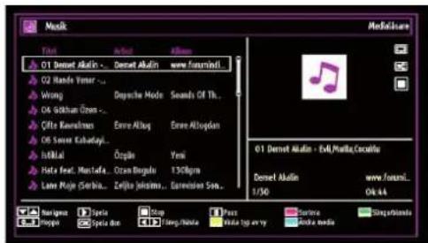 Luxor LED32LXC - Spela musik via USB - 1