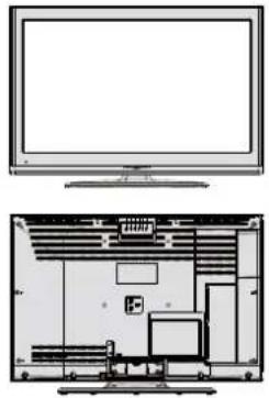 Luxor LED32LXC - LCD TV:ns funktionsknappar - 1