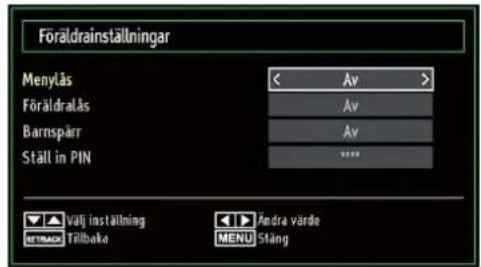 Luxor LED32LXC - Föräldralås - 2