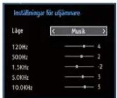 Luxor LED32LXC - Menyvalen för ljudinställningar - 1