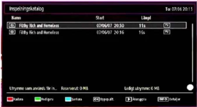Luxor LED32DL - Titta på inspelade program - 1