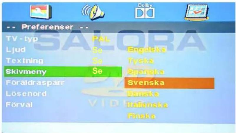 SALORA LED24SAB - Skivmeny - 1