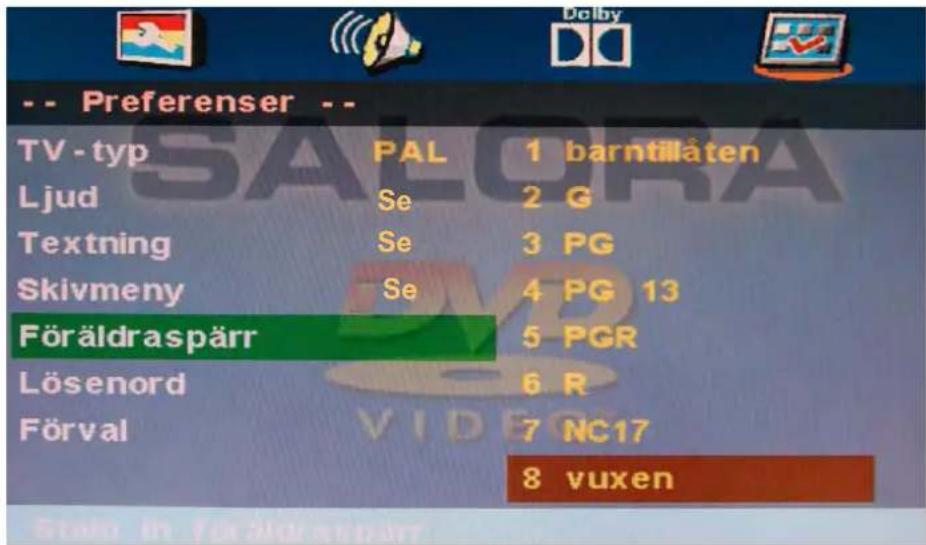 SALORA LED24SAB - Föräldraspärr - 1