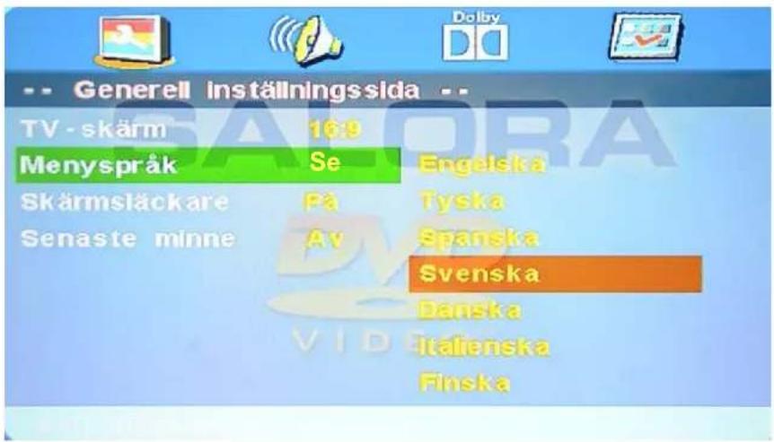 SALORA LED24NCW - Menyspråk - 1