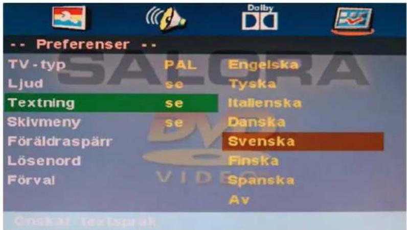 SALORA LED22SA - Textning - 1
