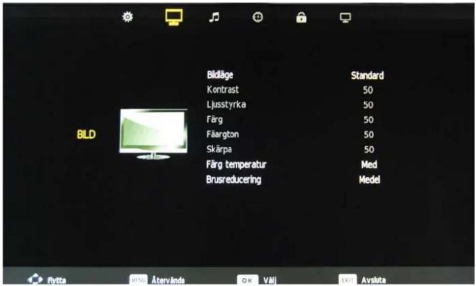 SALORA LED22SA - OSD-MENY - 1